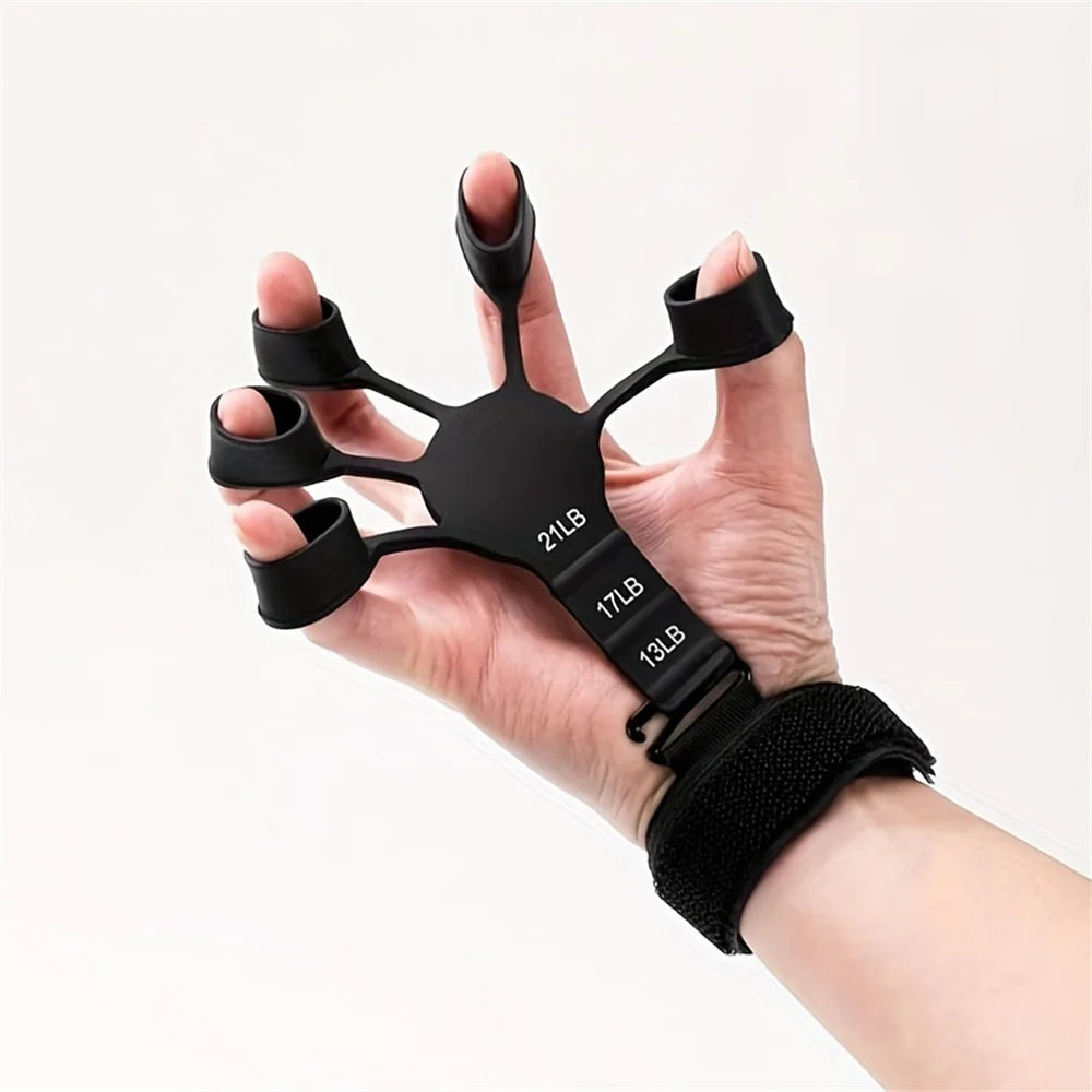 5-Finger Silicone Finger Trainer- Strengthen, Stretch & Soothe Your Hands - BudgetSpender