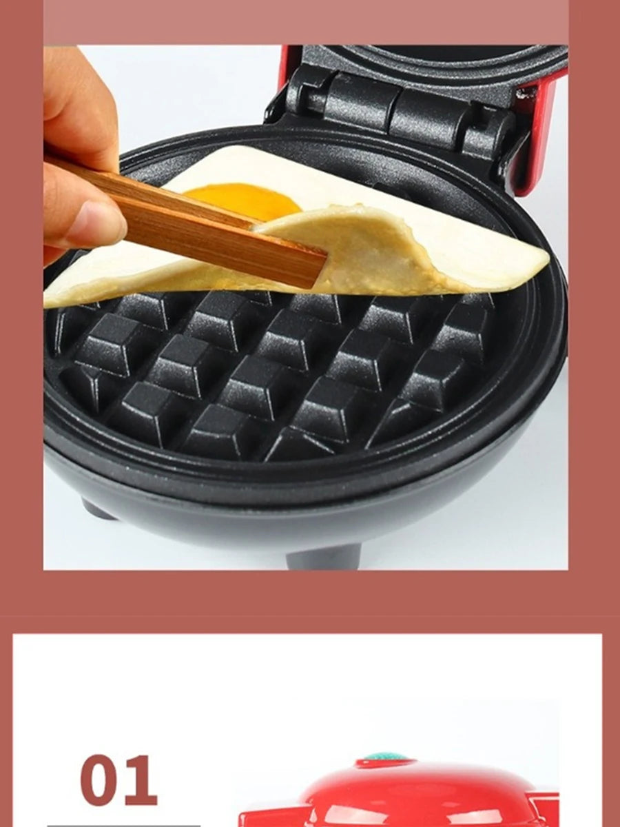 Mini Waffle & Sandwich Maker - BudgetSpender