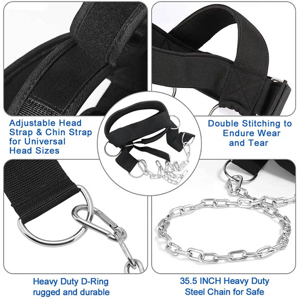 Neck Strength Training Harness for MMA, Boxing & Weightlifting - BudgetSpender