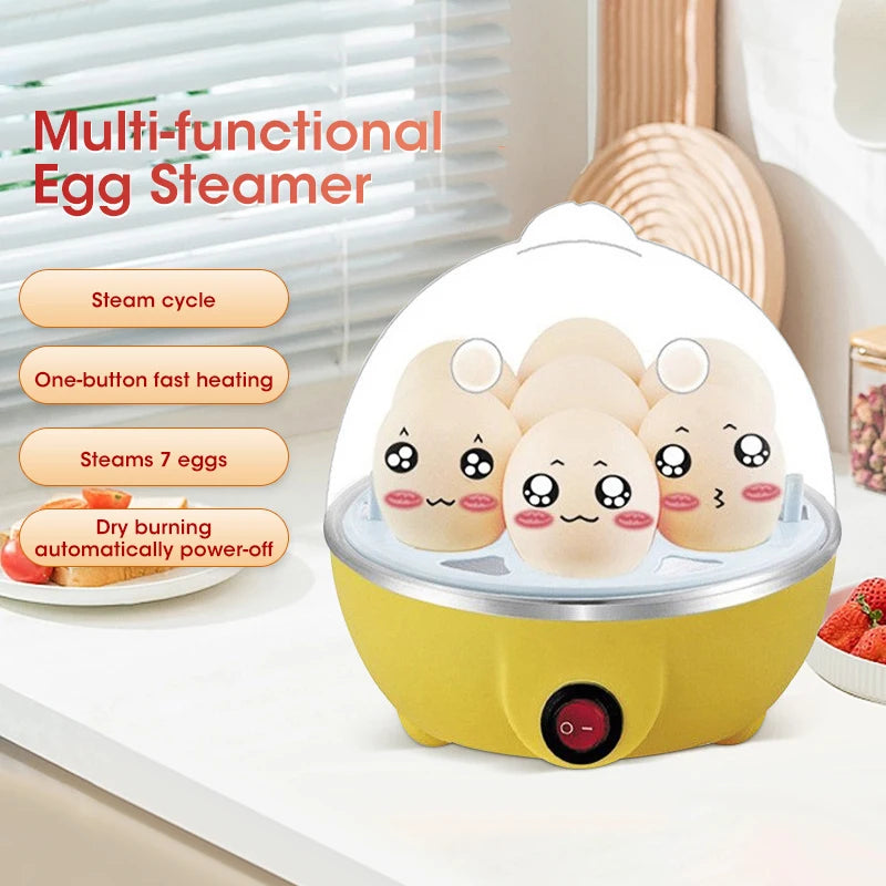 7-Egg Automatic Egg Cooker – Multi-Functional Breakfast Maker - BudgetSpender