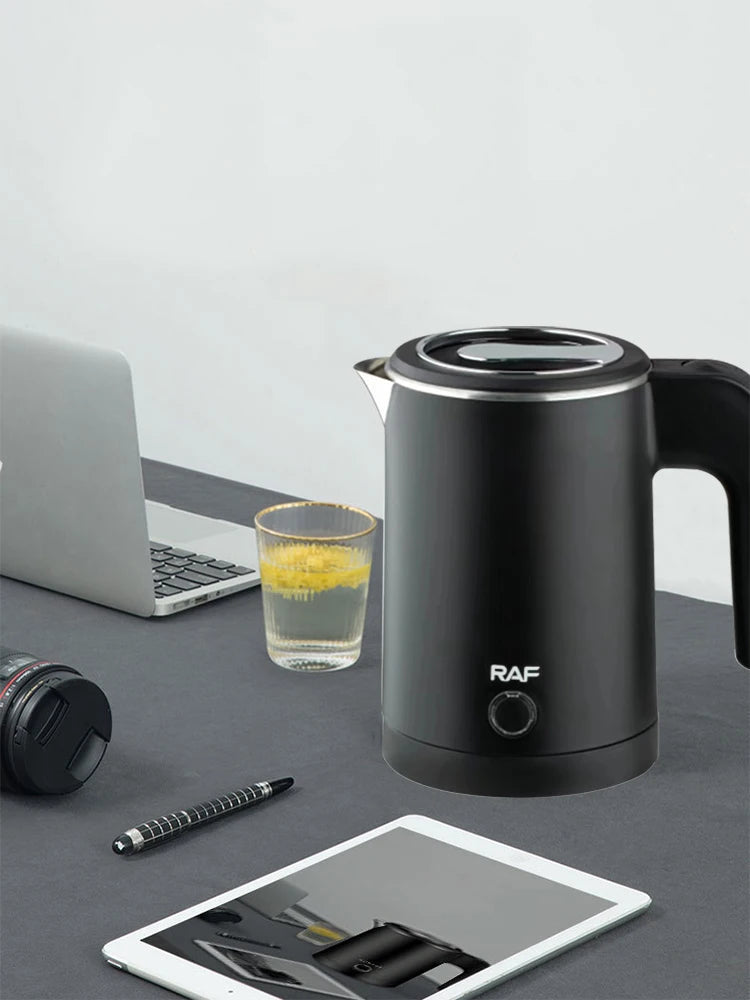 0.8L Stainless Steel Portable Electric Kettle – Travel Water Boiler for Tea & Coffee - BudgetSpender