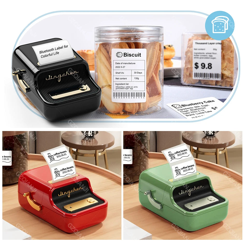 Niimbot B21/B1 Thermal Label Printer with 5 Roll Set - BudgetSpender