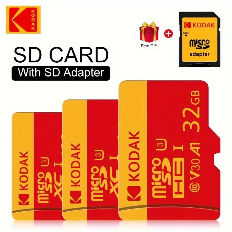 Kodak U3 High-Speed Micro SD Card – 100MB/s Fast Storage for 4K Video - BudgetSpender