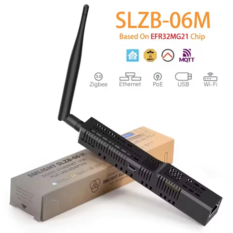 SMLIGHT Zigbee Coordinator Gateway – PoE, WiFi, USB for Smart Home Integration - BudgetSpender