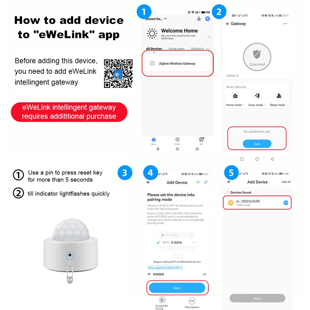 Smart Zigbee Motion Sensor for Home Security - BudgetSpender
