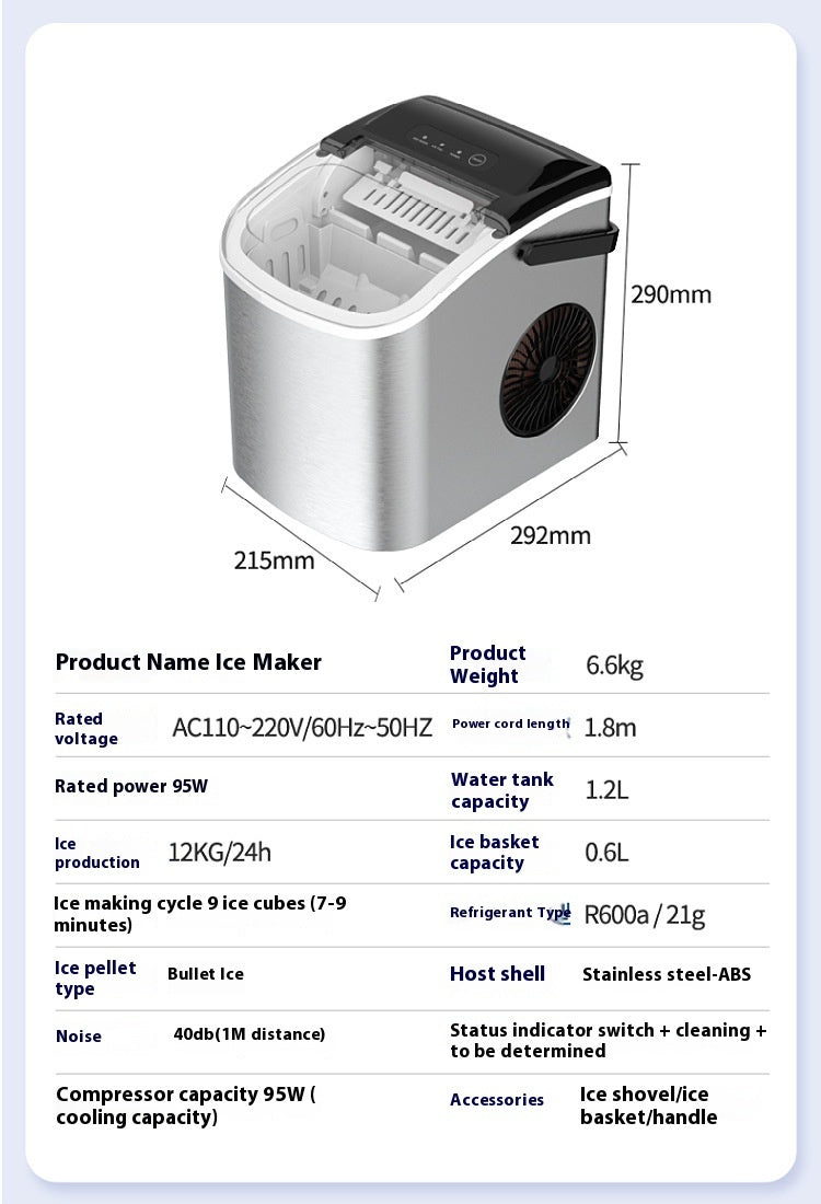 Home Ice Machine Small Ice Maker - BudgetSpender