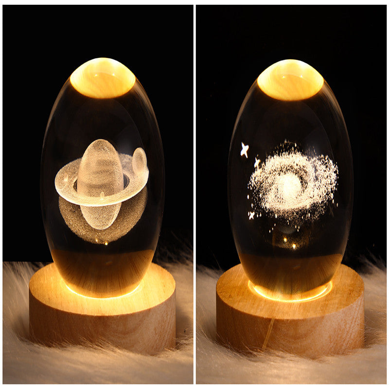 3D Crystal Night Light | Romantic Atmosphere Maker with Unique Designs - BudgetSpender