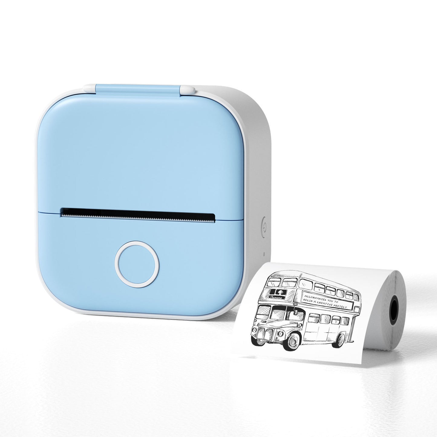 Mini Bluetooth Thermal Label Printer – Portable Sticker & Photo Printer - BudgetSpender