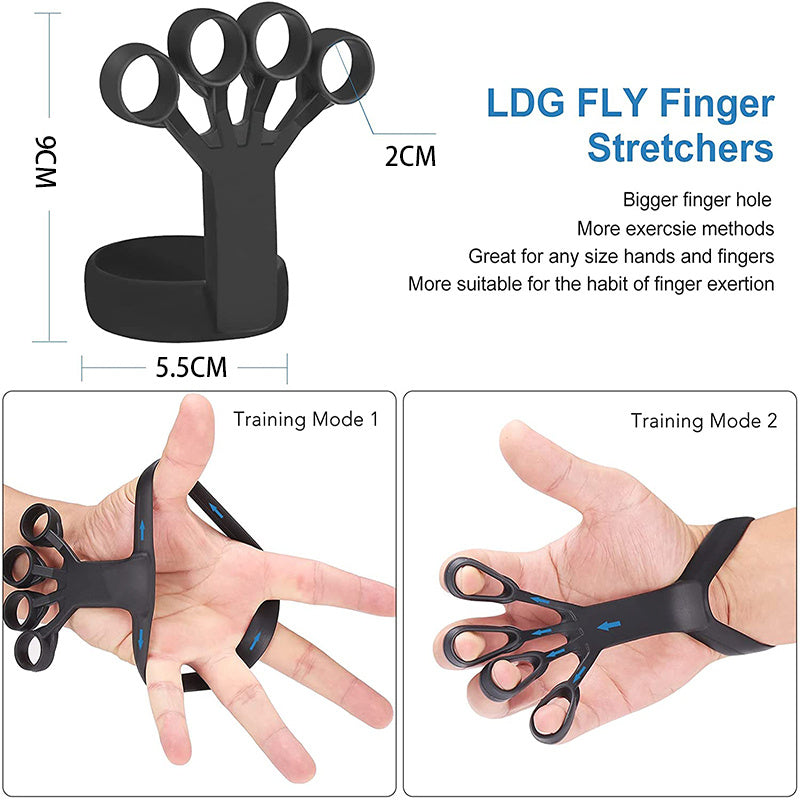 Silicone Finger Exercise Stretcher – Hand Grip Trainer for Arthritis & Strengthening Rehabilitation - BudgetSpender