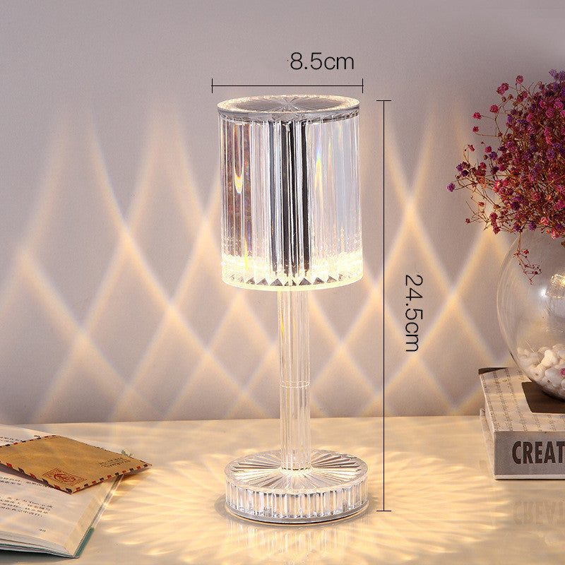 3-Way Dimmable Crystal Table Lamp | Touch Control with Elegant Crystal Design - BudgetSpender