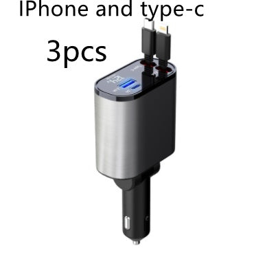 Retractable Car Charger – Ultra-Fast, Convenient Charging on the Go - BudgetSpender