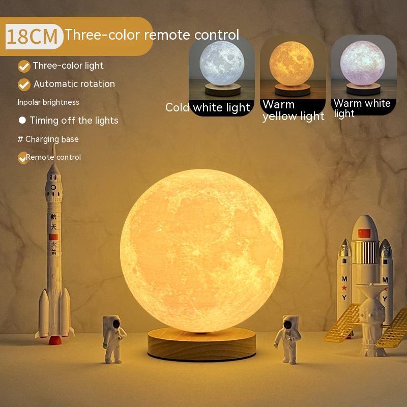 Rotating Moon Lamp – A Magical Night Light for Your Bedroom - BudgetSpender