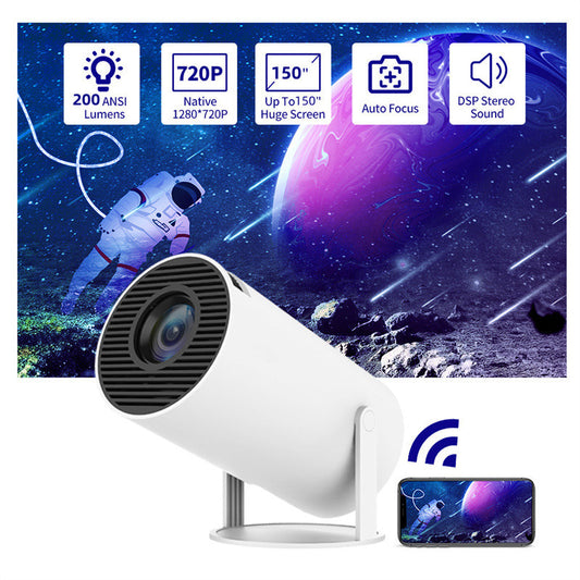 Mini Home Projector – Portable Auto-Focus with 180° Projection - BudgetSpender