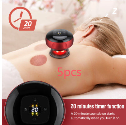 Smart Cupping Gua Sha Massager – 3-in-1 Negative Pressure Therapy with Heat & Scraping - BudgetSpender