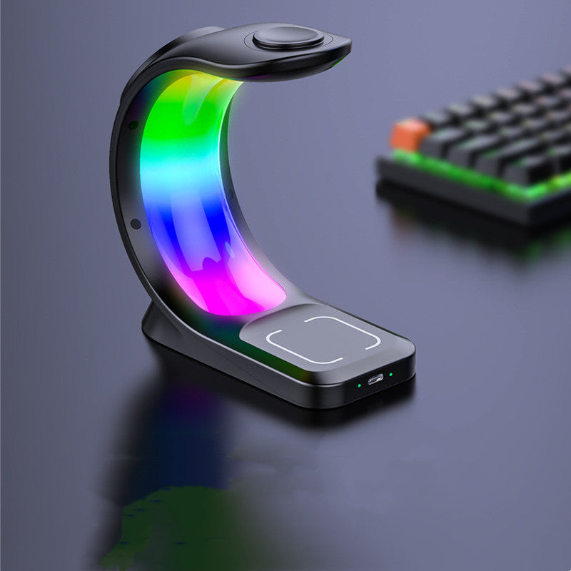 4-in-1 Magnetic Wireless Charger – Fast Charging with Atmosphere Lighting - BudgetSpender