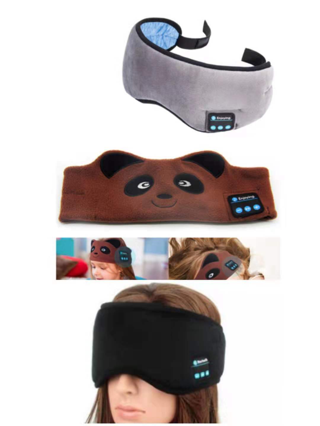 Bluetooth Sleep Eye Mask with Music and Call Function - BudgetSpender