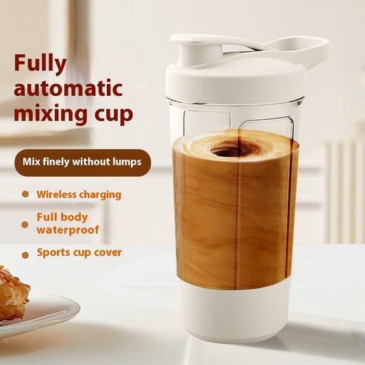 Electric Protein Shaker Bottle – 400ml High-Speed Rechargeable Mixer Cup - BudgetSpender