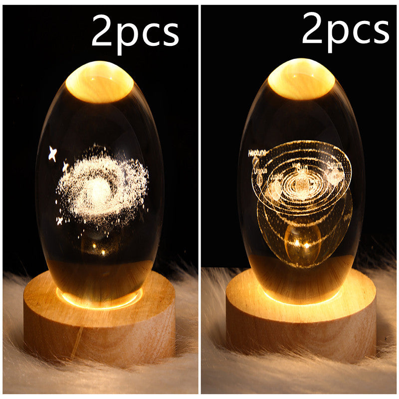 3D Crystal Night Light | Romantic Atmosphere Maker with Unique Designs - BudgetSpender