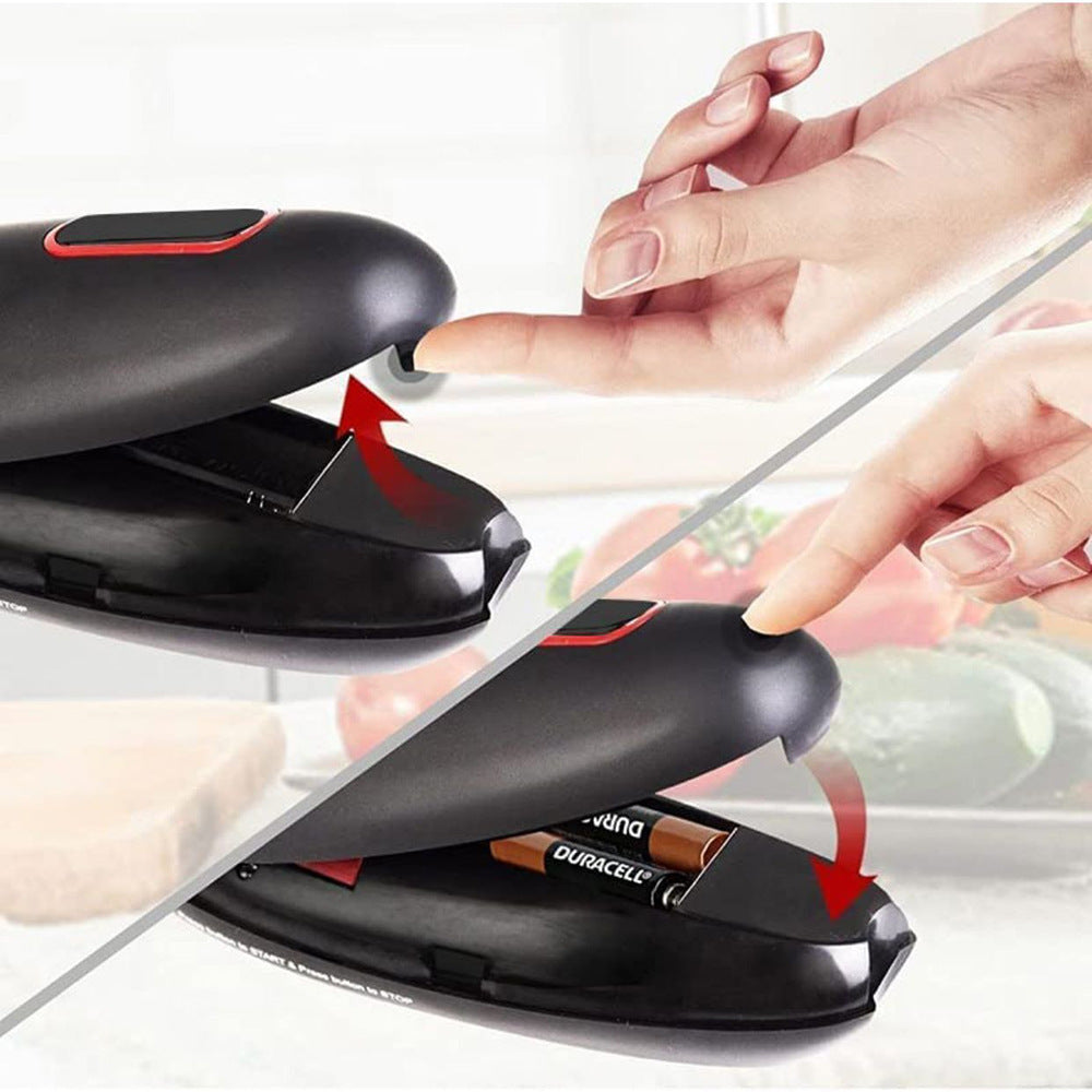 Electric Can Opener – One-Touch Automatic Jar & Bottle Opener | Hands-Free, Portable Kitchen Gadget for Effortless Opening - BudgetSpender