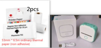 Mini Bluetooth Thermal Label Printer – Portable Sticker & Photo Printer - BudgetSpender