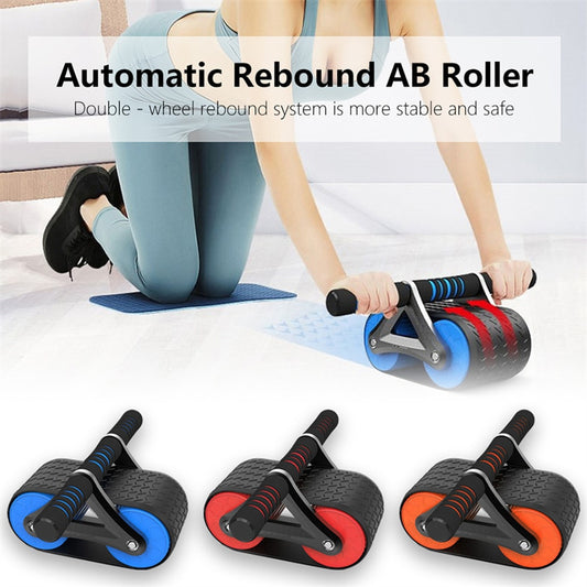 Automatic Rebound Ab Roller Wheel – Core Trainer for Home Workouts - BudgetSpender