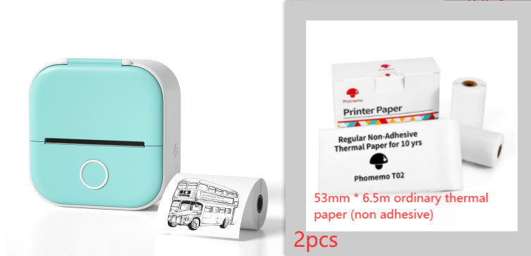 Mini Bluetooth Thermal Label Printer – Portable Sticker & Photo Printer - BudgetSpender