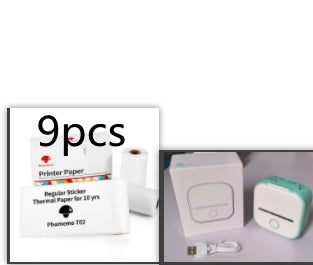 Mini Bluetooth Thermal Label Printer – Portable Sticker & Photo Printer - BudgetSpender