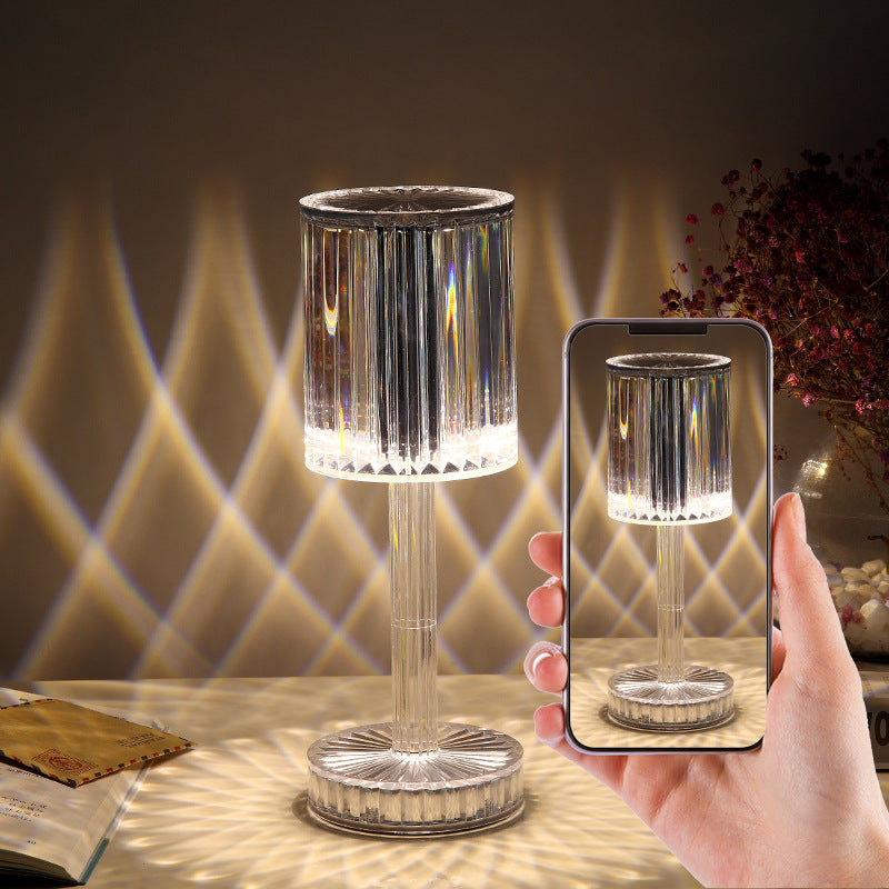 3-Way Dimmable Crystal Table Lamp | Touch Control with Elegant Crystal Design - BudgetSpender