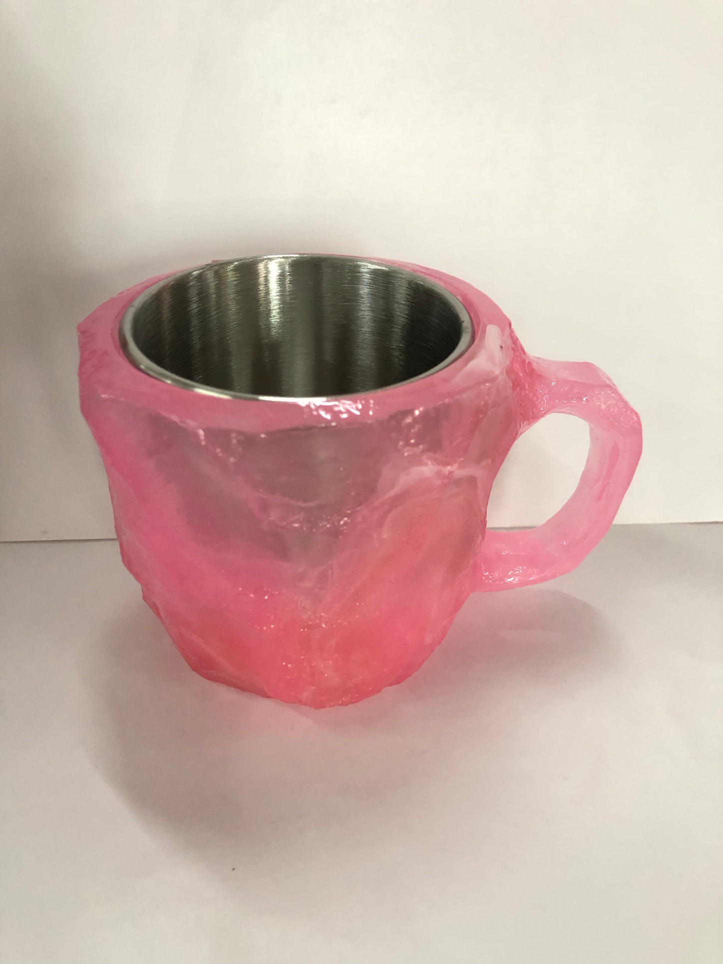 400ml Resin Mineral Crystal Coffee Mug with Handle – Elegant Mineral Crystal Cup for Home & Office Decor - BudgetSpender