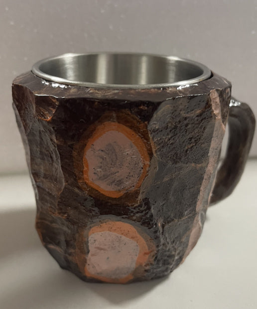 400ml Resin Mineral Crystal Coffee Mug with Handle – Elegant Mineral Crystal Cup for Home & Office Decor - BudgetSpender