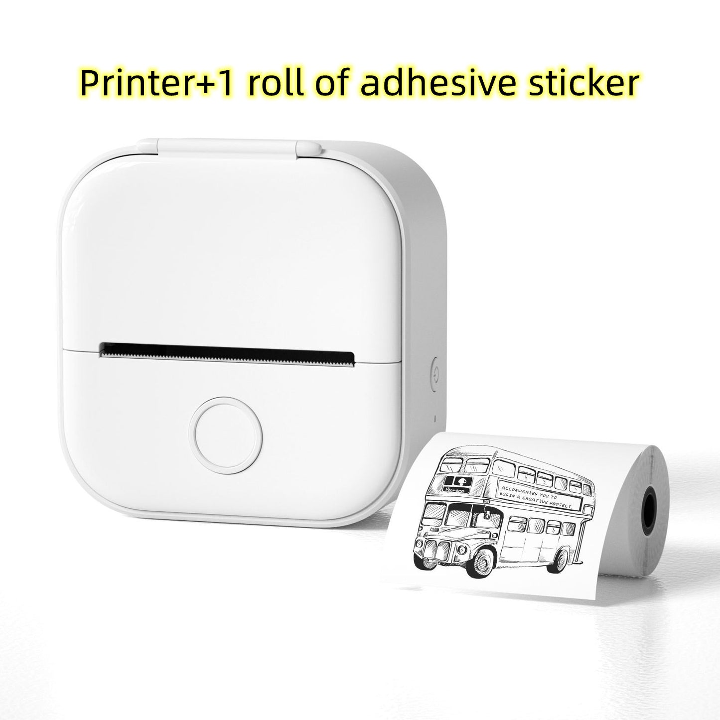 Mini Bluetooth Thermal Label Printer – Portable Sticker & Photo Printer - BudgetSpender