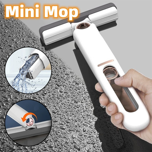 Mini Sponge Squeeze Mop for Floor & Surface Cleaning - BudgetSpender