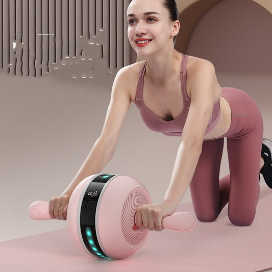 Intelligent Counting Fitness Resistance Bar with Cool Lighting Effects - BudgetSpender