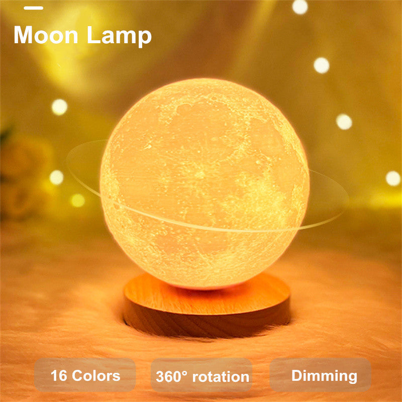 Rotating Moon Lamp – A Magical Night Light for Your Bedroom - BudgetSpender