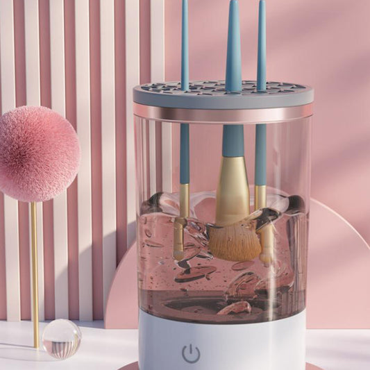 Electric Makeup Brush Cleaner USB Portable Spinner for Deep Cleaning & Fast Drying - BudgetSpender