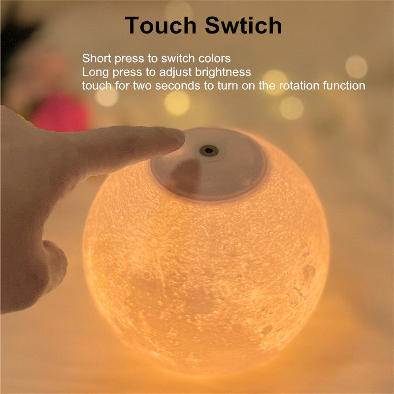Rotating Moon Lamp – A Magical Night Light for Your Bedroom - BudgetSpender