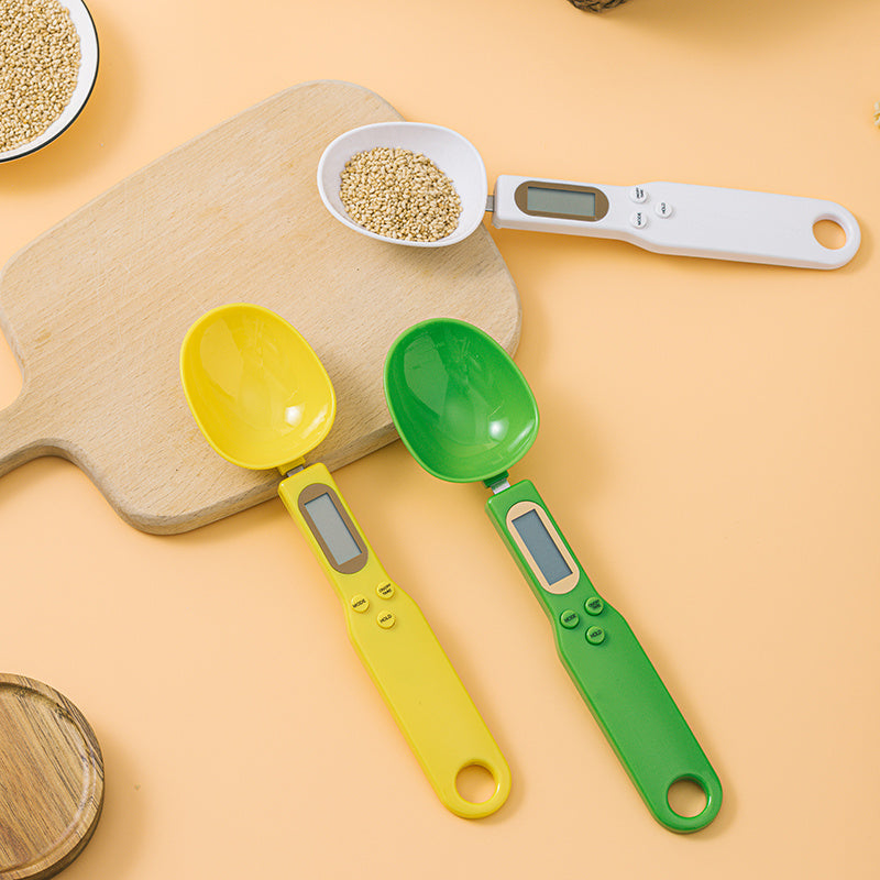 Digital Measuring Spoon Scale – Precise 0.1g Accuracy for Cooking, Baking & Diet Planning - BudgetSpender