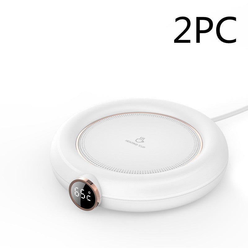 USB Cup Warmer Pad – Adjustable Temperature Electric Mug Heater with LED Display for Home & Offic - BudgetSpender