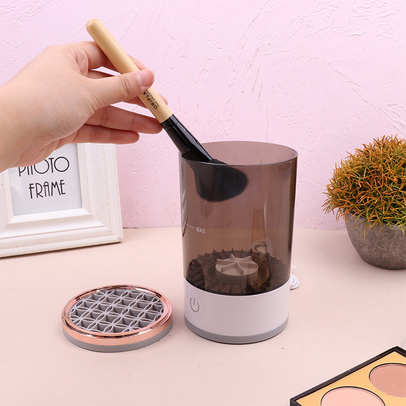Electric Makeup Brush Cleaner USB Portable Spinner for Deep Cleaning & Fast Drying - BudgetSpender