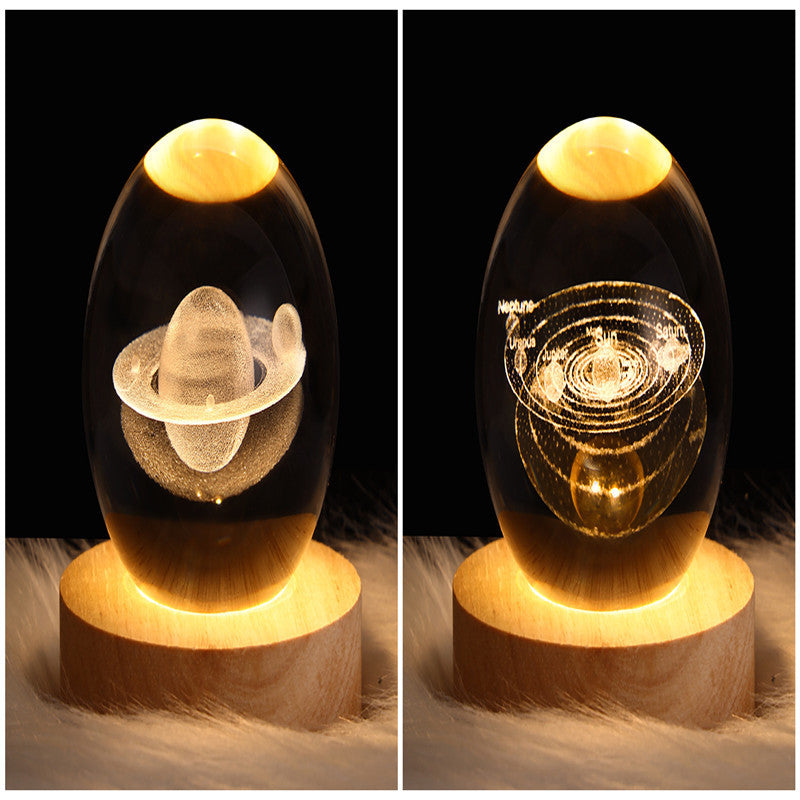 3D Crystal Night Light | Romantic Atmosphere Maker with Unique Designs - BudgetSpender