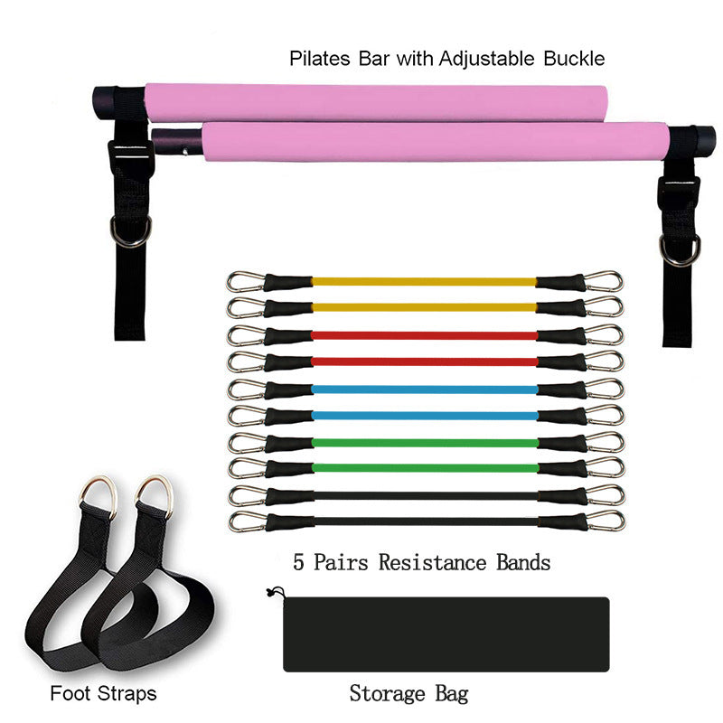 Elastic Resistance Puller Set – Fitness and Strength Training Bands for Full-Body Workouts - BudgetSpender