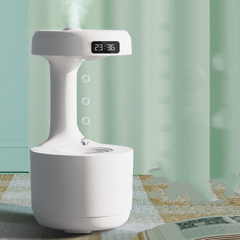 Bedroom Anti-Gravity Humidifier with Clock - BudgetSpender