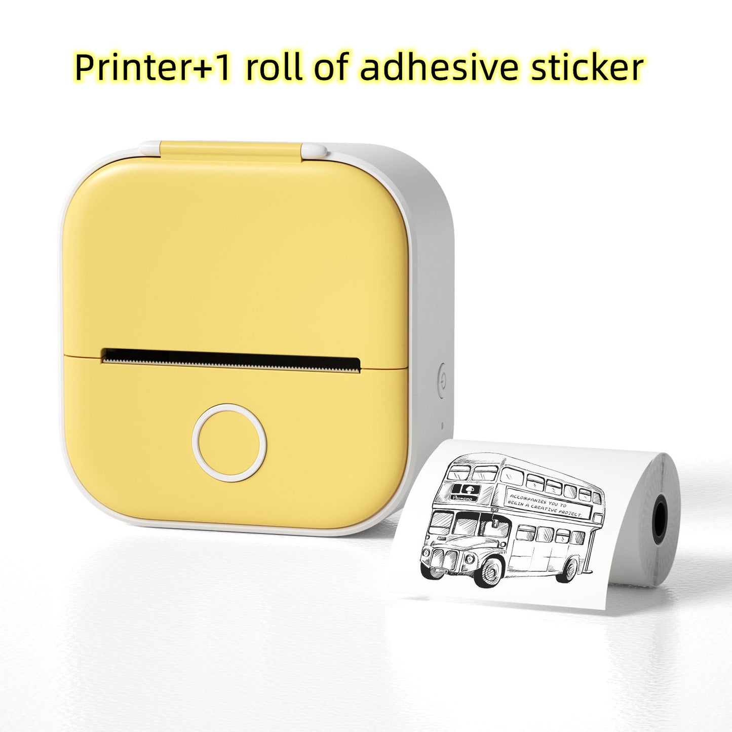 Mini Bluetooth Thermal Label Printer – Portable Sticker & Photo Printer - BudgetSpender