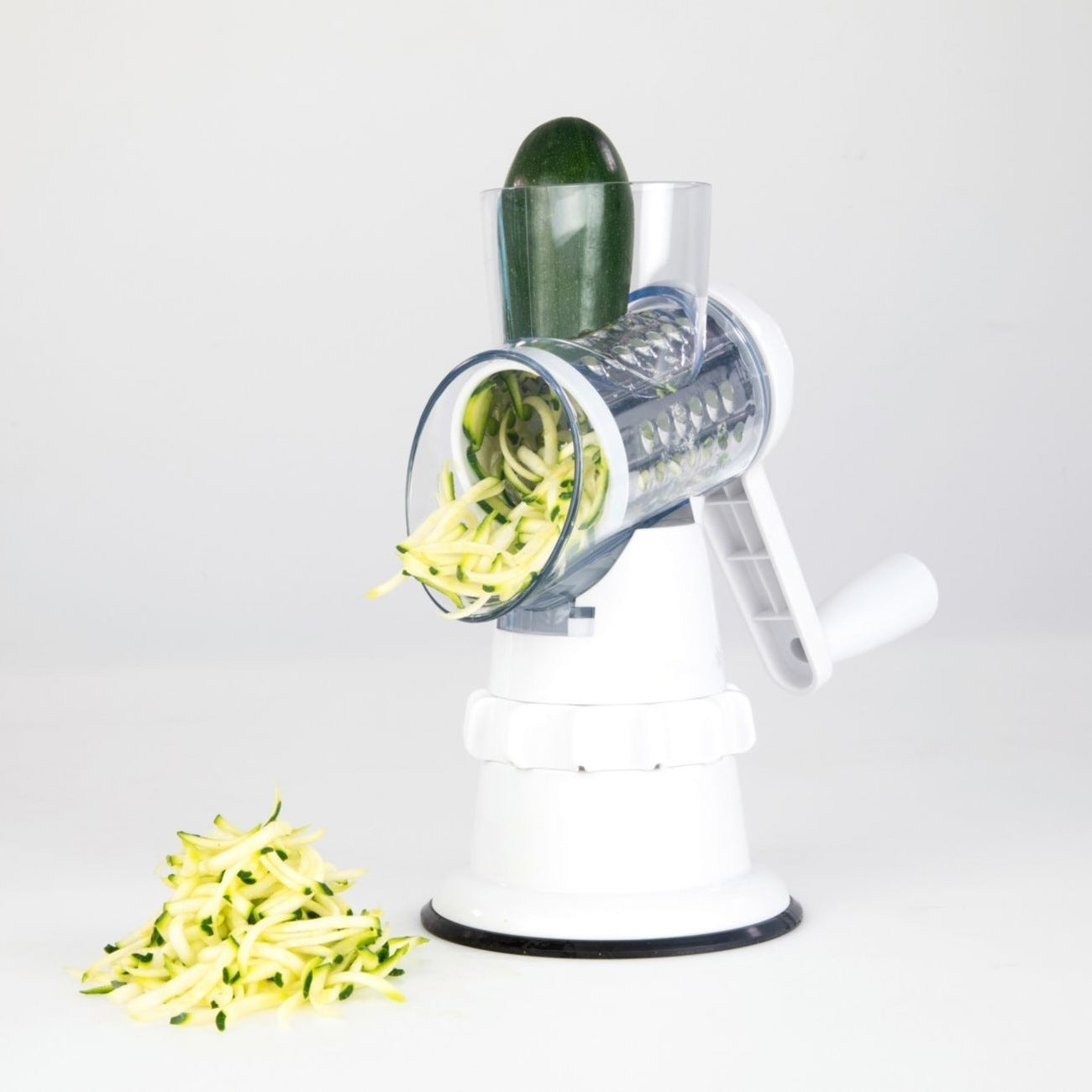 3 in 1 Vegetable Slicer & Grater – Manual Round Chopper Mandolin Shredder - BudgetSpender