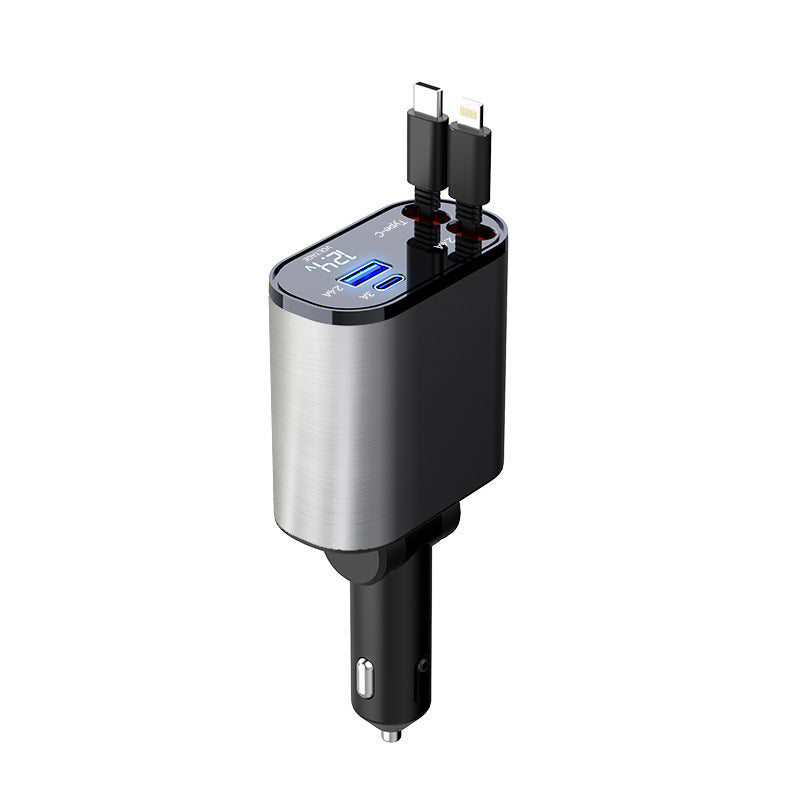 Retractable Car Charger – Ultra-Fast, Convenient Charging on the Go - BudgetSpender